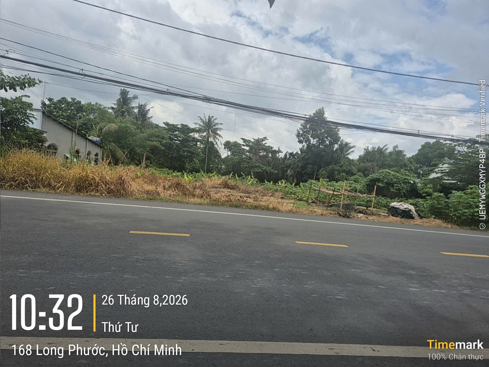 Bán đất 3.000 m² mặt tiền đường Long Phước, gần cầu Cây Me